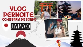 Pernoite em Osaka Japão  Comissária de bordo Emirates  Vlog [upl. by Emarej]