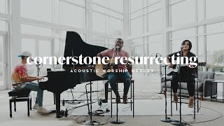 CORNERSTONERESURRECTING ACOUSTIC WORSHIP MEDLEY  Wake Worship ft Merge Church [upl. by Semmes142]