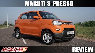 Maruti S Presso Review  Hindi  MotorOctane [upl. by Nilok]