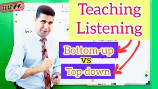 Teaching Listening  Bottomup amp Topdown processes [upl. by Carling]