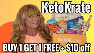 HEALTHY SNACK BOX KetoKrate October 2024 Buy 1 Get 1 Free  10 off ketokrate snackbox snacks [upl. by Kittie]