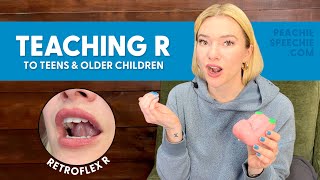 Teaching Retroflex R to Teens and Older Kids by Peachie Speechie [upl. by Cresa]