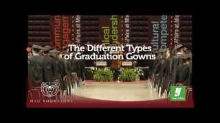 Types of Graduation Gowns [upl. by Cornelie]