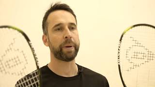 Dunlop Precision Hyperfibre Ultimate v Elite squash racket review by PDHSportscom [upl. by Anselm]