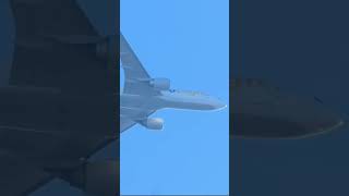 Aero Logic 777 flying over Ashby De La Zouch en route to East Midlands Airport [upl. by Anya]