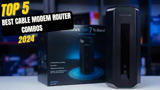 Best Cable Modem Router Combos 2024 [upl. by Esserac]