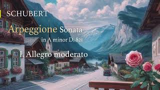 SCHUBERT Arpeggione Sonata in A minor D 821 I Allegro moderato [upl. by Cr]