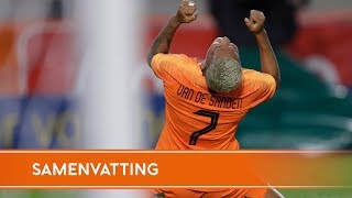 Highlights Oranjeleeuwinnen  Denemarken 5102018 WK 2019 Playoff [upl. by Jourdain]