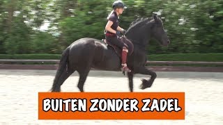 Buiten rijden zonder zadel  PaardenpraatTV [upl. by Whitby]