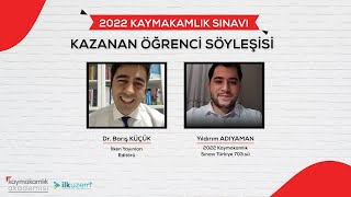 2022 Kaymakamlık Sınavı Kazanan Öğrenci Söyleşileri 1 [upl. by Nauq788]