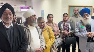 Gurmat Sewa Yatra October 2024 Departure from Birmingham Airport [upl. by Tripp168]