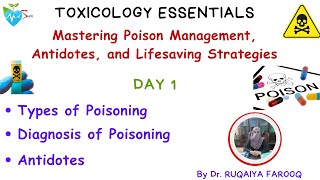 Toxicology Crash Course Day 1 [upl. by Kyre]