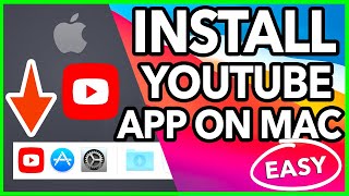 HOW TO DOWNLOAD YOUTUBE APP ON MAC  HOW TO ADD YOUTUBE TO DOCK ON MAC [upl. by Luahs125]