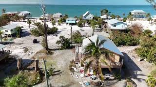 Little Gasparilla Island old library area post hurricane Milton [upl. by Orimlede]