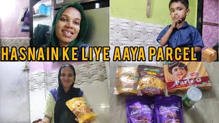 2 din se kyon nahin a Paya volg😯 Hasnain ke liye aaya parcel 📦 Wasim Shabana routine volg ☺️vlog [upl. by Jessabell780]