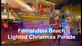 Fernandina Beach Lighted Christmas Parade 2024 [upl. by Aiam792]