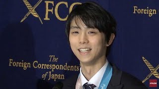 66年ぶり五輪連覇 男子フィギュア羽生結弦選手が会見（2018年2月27日）Press Conference Yuzuru Hanyu [upl. by Naitsirt]