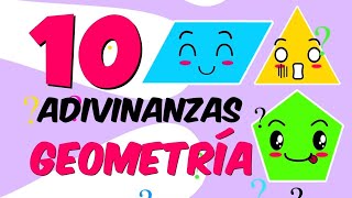 Adivinanzas y Juegos de Formas Geométricas  Aprende Geometria [upl. by Cassondra]