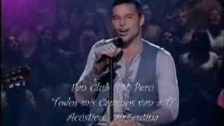 Ricky martin  Mix Baladas Romanticas en vivo [upl. by Georgi]