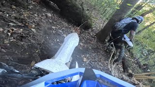 Hatfield McCoy Single Track 140 YZ450 [upl. by Taima]