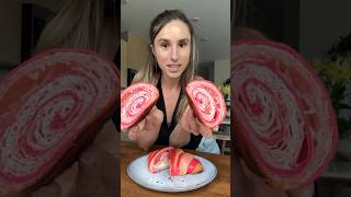 How about a strawberry croissant 🌸 croissant recipe baking sourdough pastry [upl. by Yaluz]