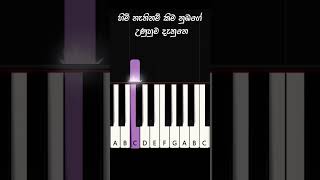 Mihiran  Mulawe මුලාවේ Easy Piano Tutorial [upl. by Yrrok]