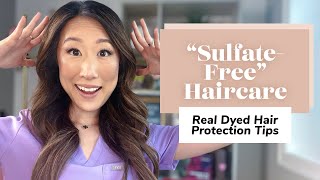 Preserve Color Treated Hair Is SulfateFree Shampoo Just Marketing  Dermatologist Hair Tips [upl. by Eiralav]