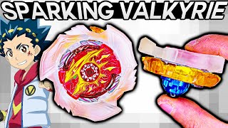 NEW SPARKING VALKYRIE 3D PRINTED CUSTOM Beyblade Burst Sparking Superking ベイブレードバースト超王 [upl. by Catton125]