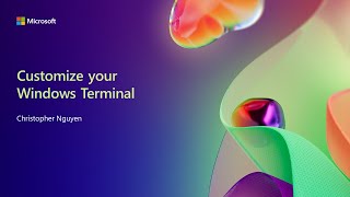 Customize your Windows Terminal [upl. by Yclehc934]