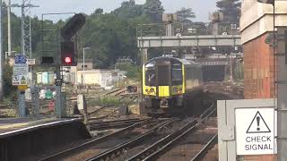 South Western Railway Class 444024444037 Departure Woking for Portsmouth Harbour via Guildford [upl. by Howlend]