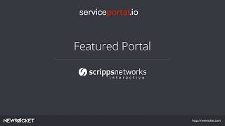 Featured Service Portal Scripps Networks Interactive [upl. by Lrak]