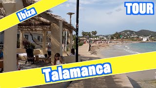 Playa de Talamanca Ibiza walking tour [upl. by Ihdin]