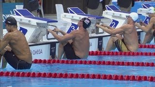 Swimming Mens 100m Backstroke Semifinals Replay  London 2012 Olympic Games [upl. by Notxap]