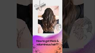 How to get voluminous hair haircare thickhair voluminoushair shorts [upl. by Yakcm]