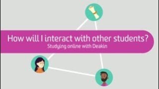 How will I interact with other students  Studying online with Deakin [upl. by Skrap]