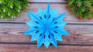 Christmas Snowflakes Making Ideas  Christmas Tree Decoration Ornaments  DIY Christmas Ideas [upl. by Emelia]