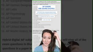 AP Exams Are Going Digital  Kaplan College Prep [upl. by Abas308]