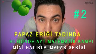 Fonksiyonlarda Dönüşümler  Papaz Eriği Tadında AYT MATEMATİK Mini Hatırlatmaları 2 [upl. by Adieren]