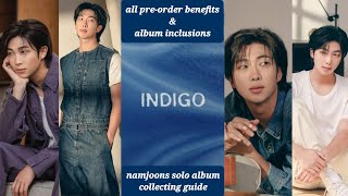 rm indigo album pre order benefits guide  pobs amp album inclusions [upl. by Kilroy]