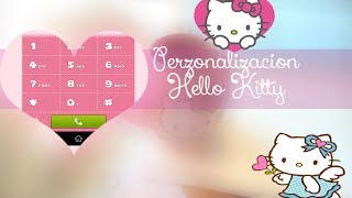 Cambia el Teclado de Marcación de celular ANDROID amp Personalización Hello Kitty [upl. by Branch354]