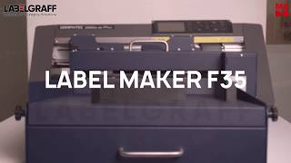 Digital Label Maker F35 Specifications from Labelgraff [upl. by Ainslie]