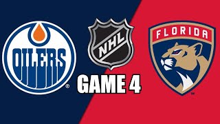 STANLEY CUP FINAL  Edmonton Oilers vs Florida Panthers GAME 4 wSuperbman  NHL PLAYOFFS [upl. by Arratahs]