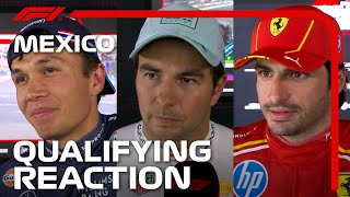 Drivers React After Qualifying  2024 Mexico City Grand Prix [upl. by Nerahs495]