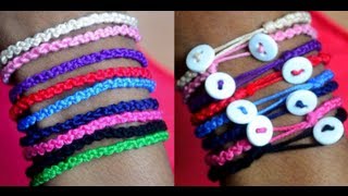 DIY Double Knot Bracelet [upl. by Ahcire747]