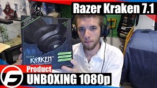 Razer Kraken 71 Gaming Headset Unboxing  Mic Test 1080p [upl. by Alimak]