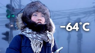 How We Have Fun at −64°C −84°F Yakutsk Siberia [upl. by Alletse795]