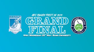 APS Rugby First XV Grand Final 2024 [upl. by Nelag]