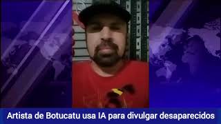 Artista de Botucatu usa IA para divulgar desaparecidos em caixas de leite [upl. by Ahsircal]