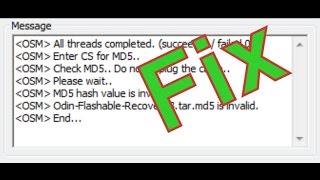 Solved Odin MD5 hash value is invalid [upl. by Sacul]
