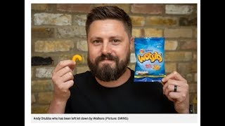 Man Finds One Wotsit In Packet Of Crisps National Panic [upl. by Camarata]